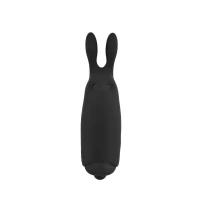Віброкуля Adrien Lastic Pocket Vibe Rabbit Black зі стимулювальними вушками — Переглянути зображення 1