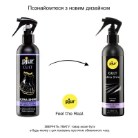Спрей для догляду за одягом із гуми та латексу pjur Cult Ultra Shine 250 мл, надає блиску — Переглянути зображення 3