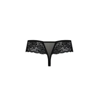 Трусики Passion Exclusive ABLA THONG XXL/XXXL, black — Переглянути зображення 6