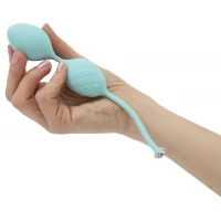 Роскошные вагинальные шарики PILLOW TALK - Frisky Teal с кристаллом, диаметр 3,2см, вес 49-75гр — Просмотреть изображение 4