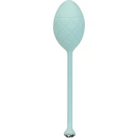 Роскошные вагинальные шарики PILLOW TALK - Frisky Teal с кристаллом, диаметр 3,2см, вес 49-75гр — Просмотреть изображение 7