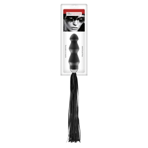 Флогер з ручкою - анальним плагом Fetish Tentation Whip with Plug Handle