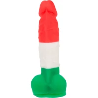 Кольоровий фалоімітатор ADDICTION - LEONARDO - 7 &quot;- 3 COLOURS, 17,8 см, силікон, вібропуля в подарун — Переглянути зображення 2