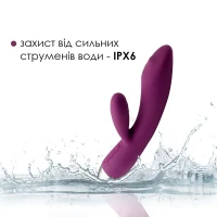 Вібратор-кролик із перлинною стимуляцією точки G Svakom Trysta Violet — Переглянути зображення 5