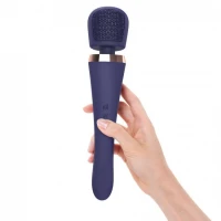 Вібромасажер з силіконовою щіточкою Love to Love Brush Crush – Midnight Indigo — Переглянути зображення 5