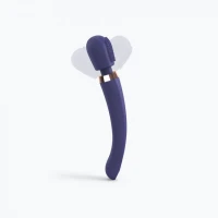 Вібромасажер з силіконовою щіточкою Love to Love Brush Crush – Midnight Indigo — Переглянути зображення 4