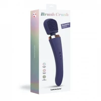 Вібромасажер з силіконовою щіточкою Love to Love Brush Crush – Midnight Indigo — Переглянути зображення 6