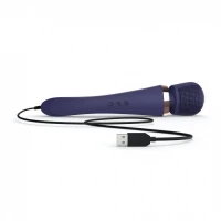 Вібромасажер з силіконовою щіточкою Love to Love Brush Crush – Midnight Indigo — Переглянути зображення 3
