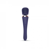 Вібромасажер з силіконовою щіточкою Love to Love Brush Crush – Midnight Indigo — Переглянути зображення 2