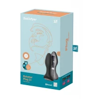 Анальна смарт-вібропробка із перлинним масажем Satisfyer Rotator Plug 2+ Black — Переглянути зображення 9