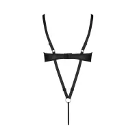 Боді з екошкіри Passion CELIN BODY L/XL, black, з доступом, відкритий — Переглянути зображення 6