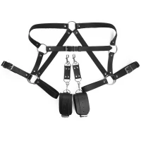 Бондажний набір Art of Sex – Bondage set Anasteisha L-2XL, чорний — Переглянути зображення 3