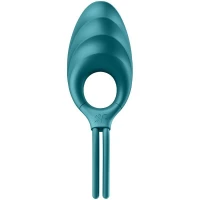 Ерекційне віброкільце-ласо Satisfyer Swordsman Green, міцна фіксація, 10 режимів, потужний мотор — Переглянути зображення 1