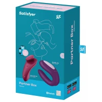 Набір Satisfyer Partner Box 1 (вібратор для пар Double Joy + вібратор у трусики Sexy Secret) — Просмотреть изображение 14