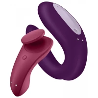 Набір Satisfyer Partner Box 1 (вібратор для пар Double Joy + вібратор у трусики Sexy Secret) — Просмотреть изображение 4