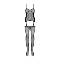Бодістокінг Obsessive Bodystocking G314 S/M/L, імітація корсета та корсетної шнурівки — Переглянути зображення 5