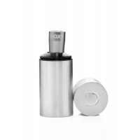 Мощная вибропуля DOXY SILVER в металлическом кейсе, ультрагладкая, 7 режимов