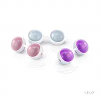 Набір вагінальних кульок LELO Beads Plus, діаметр 3,5 см, змінне навантаження 2х28, 2х37 та 2х60 г — Переглянути зображення 1