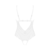 Эротическое полупрозрачное боди Obsessive Heavenlly crotchless teddy XL/2XL, с доступом