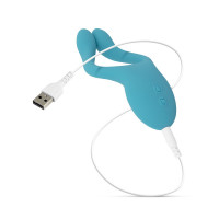 Універсальний вібратор для пар Cala Azul – Dani Couples Toy, 10 режимів — Просмотреть изображение 8