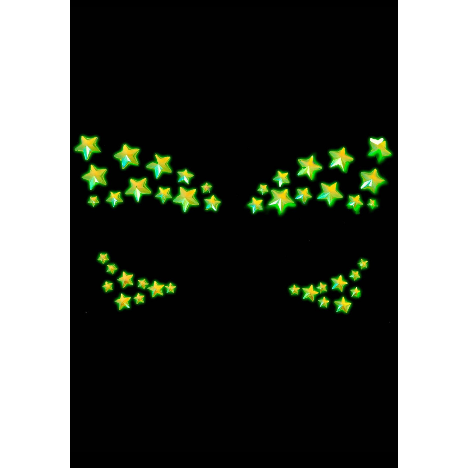 Украшение-звездочки для тела Leg Avenue Celeste face jewels sticker, наклейки, светятся в темноте