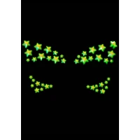Прикраса-зірочки для тіла Leg Avenue Celeste face jewels sticker, наліпки, світяться у темряві — Просмотреть изображение 1
