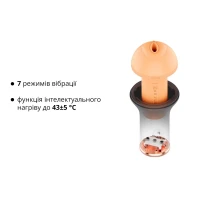 Мастурбатор Otouch INSCUP 1, 7 режимів вібрації, підігрів, вхід-вагіна, внутрішній 4D-канал — Переглянути зображення 4