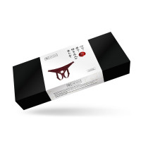 Шкіряні трусики для страпона Liebe Seele Wine Red Strap on Harness, універсальний розмір — Переглянути зображення 9