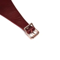 Шкіряні трусики для страпона Liebe Seele Wine Red Strap on Harness, універсальний розмір — Переглянути зображення 11