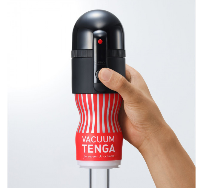 Вакуумна насадка Tenga VACUUM MAX + мастурбатор Tenga Vacuum Cup, 5 режимів роботи