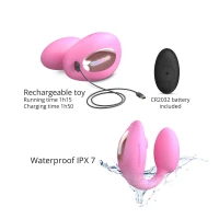 Віброяйце з вакуумною кліторальною стимуляцією Love To Love Wonderlover PINK PASSION — Просмотреть изображение 6
