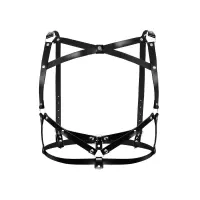 Портупея жіноча шкіряна Art of Sex - Leather Sheron L-2XL, чорна — Переглянути зображення 4