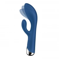 Вібратор-кролик з ротацією Satisfyer Spinning Rabbit 1 Blue, 3 мотори — Переглянути зображення 2