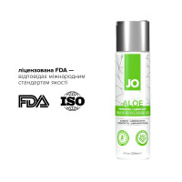 Змазка на водній основі JO H2O Organic Aloe (120 мл), зволожувальний та заспокійливий ефект