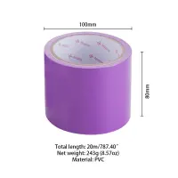 Скотч для бондажу LOCKINK SEVANDA Electrostatic Tape, фіолетова, 16 м — Переглянути зображення 2