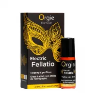 Віброблиск для губ Orgie Electric Fellatio Lips Gloss Tutti-frutti 10 мл, з ефектом поколювання — Переглянути зображення 1