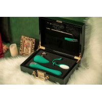 Набор Knight Jenay Pandora Box: вакуумный вибратор, вибратор с камерой, виброяйцо, щекоталка, лента — Просмотреть изображение 4