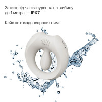 Эрекционное смарт-виброкольцо Zalo Apis Ivory White, до 4 часов работы, зарядный кейс — Просмотреть изображение 8