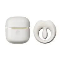 Ерекційне смарт-віброкільце Zalo Apis Ivory White, до 4 годин роботи, зарядний кейс — Переглянути зображення 2
