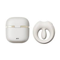 Эрекционное смарт-виброкольцо Zalo Apis Ivory White, до 4 часов работы, зарядный кейс — Просмотреть изображение 11