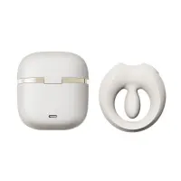 Ерекційне смарт-віброкільце Zalo Apis Ivory White, до 4 годин роботи, зарядний кейс — Переглянути зображення 11