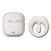 Эрекционное смарт-виброкольцо Zalo Apis Ivory White, до 4 часов работы, зарядный кейс — Просмотреть изображение 8