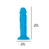 Набор фаллоимитаторов ADDICTION Silly Willy 3.3” Silicone Dildo, 3 цвета, 12 шт — Просмотреть изображение 10