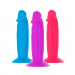 Набір фалоімітаторів ADDICTION Silly Willy 3.3” Silicone Dildo, 3 кольори, 12 шт