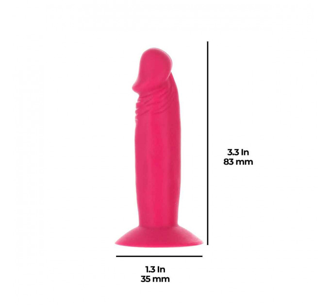 Набір фалоімітаторів ADDICTION Silly Willy 3.3” Silicone Dildo, 3 кольори, 12 шт