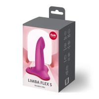 Фалоімітатор Fun Factory LIMBA FLEX S Magenta, гнучкий, з ефектом пам’яті, підходить для точки G — Переглянути зображення 6