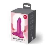 Фалоімітатор Fun Factory LIMBA FLEX S Magenta, гнучкий, з ефектом пам’яті, підходить для точки G — Переглянути зображення 9