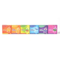 Насадка на член Recare Spike Condom Green (презерватив з рядами шипів) — Переглянути зображення 18