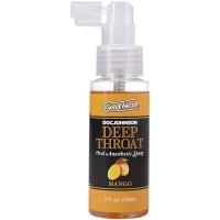 Спрей для мінету Doc Johnson GoodHead DeepThroat Spray - Mango 59 мл для глибокого мінету — Переглянути зображення 1