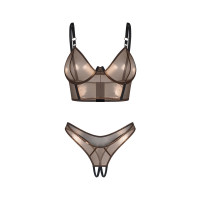 Комплект Obsessive Soranna top &amp; crotchless thong S/M — Просмотреть изображение 4